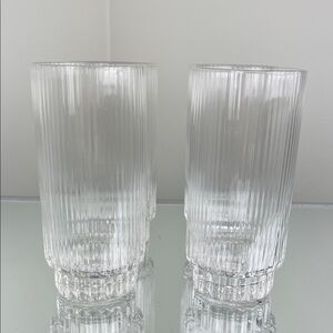 Hotel Collection Fluted Glass Highball Set of 4
